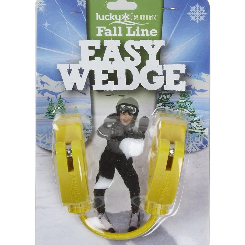 Lucky Bums Kids Easy Wedge Ski Tip Connector, Yellow